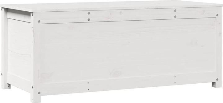 Actual product image VidaXL Truhe Weiss 110x50x45,5 cm Massivholz Kiefer,Farbe