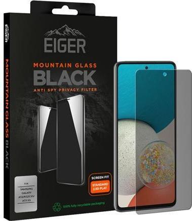 Actual product image Eiger Mountain Glass Black (1 Piece, Samsung Galaxy A53 5G, Samsung Galaxy A52s 5G)