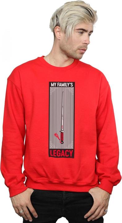Actual product image Disney Mens Mulan Movie Legacy Sword Sweatshirt (S)