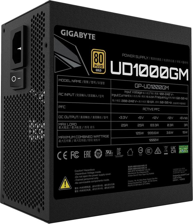 Actual product image Gigabyte UD1000GM (1000 W)