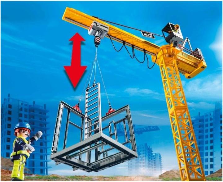 Actual product image Playmobil RC construction crane with component (70441, Playmobil City Action)