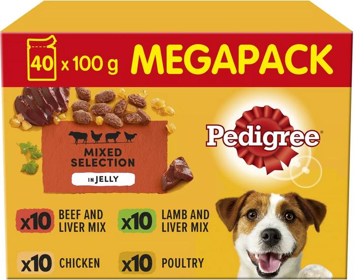 Image du produit Pedigree Sac en gelée (Adulte, 40 pcs, 4000 g)