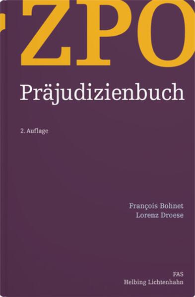 Actual product image Präjudizienbuch ZPO (German, François beanpole, Lorenz Droese, 2023)
