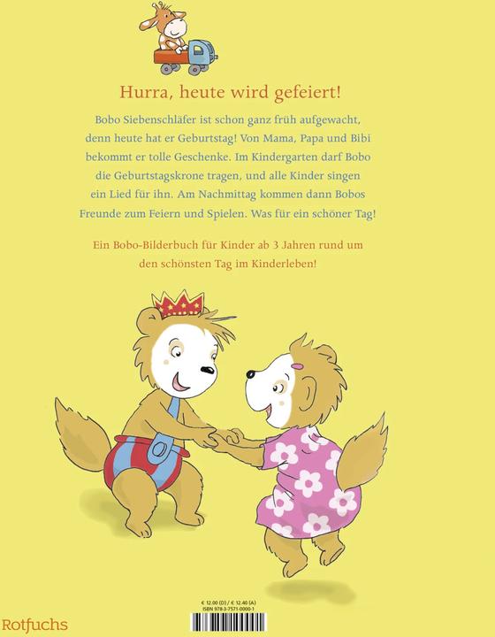 Actual product image Bobo Siebenschläfer hat Geburtstag! (German, Diana Steinbrede, Markus Osterwalder, Gabriele Kreidel, 2024)