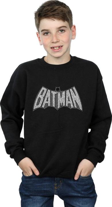 Image du produit - Sweat BATMAN RETRO CRACKLE LOGO - Garçon (128)