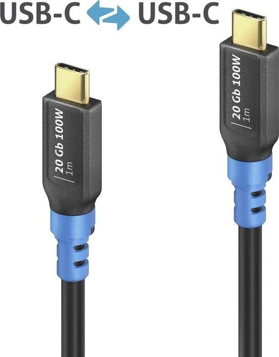 Actual product image Purelink USB-C>C cable 1m (1 m, USB 4.0)