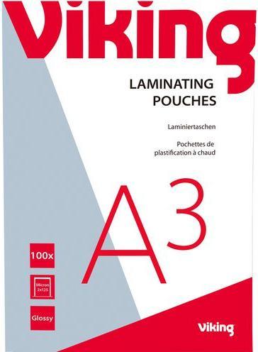 Office Depot Laminiertaschen A3 100 Stück (A3, 100 Stück, 250 µm)
