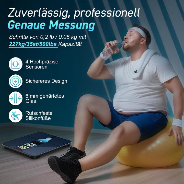 Actual product image Insmart Smart Personenwaage mit App & Bluetooth (227 kg)