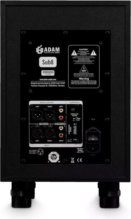 Actual product image Adam Audio Sub8 (Subwoofer active, 1 pc., 1x 160 W)