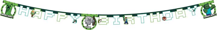 Immagine prodotto Sombo Minecraft Happy Birthday Banner