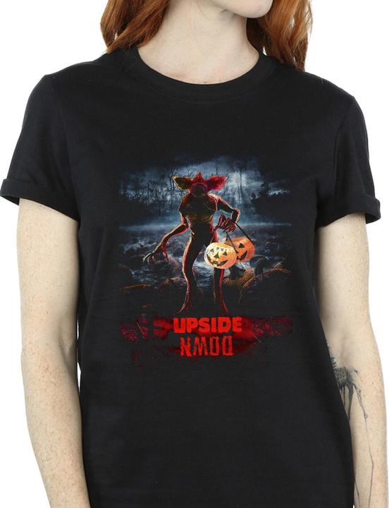 Immagine prodotto Netflix Stranger Things Pumpkin Upside Down Maglietta Ampia Donna (L)
