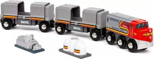Produktbild Ravensburger BRIO World – 36089 Trains of the World Santa Fe Zug | Spielzeugzug für Kinder ab 3 Jahren
