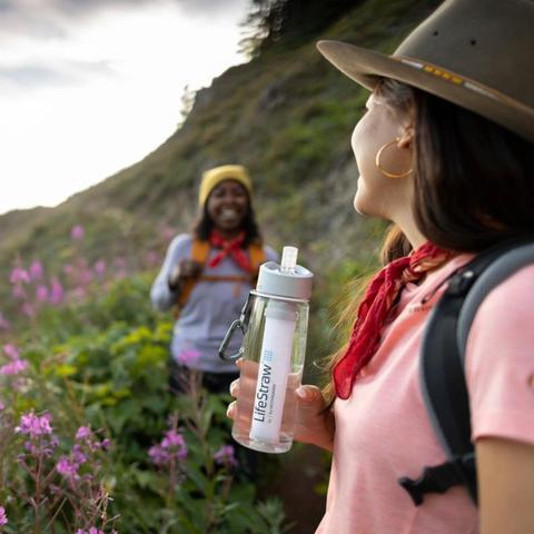 Actual product image LifeStraw Go - Isolierte Edelstahl-Wasserflasche mit Filter