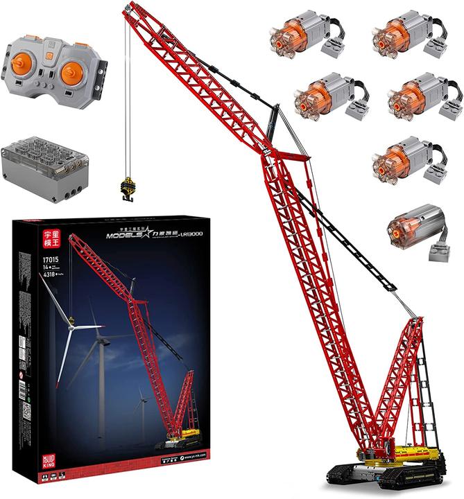 Actual product image Mould King Crawler crane LR13000
