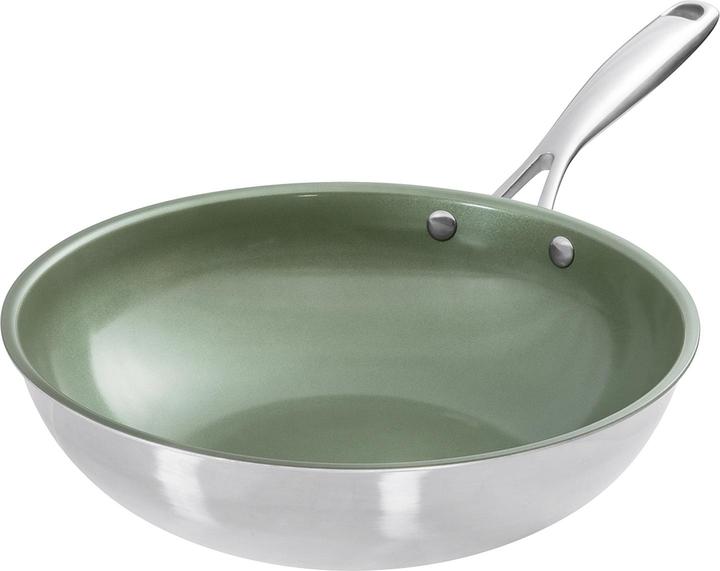 Produktbild Just Vegan Cera Vegan (28 cm, Wok Pfanne, Edelstahl)