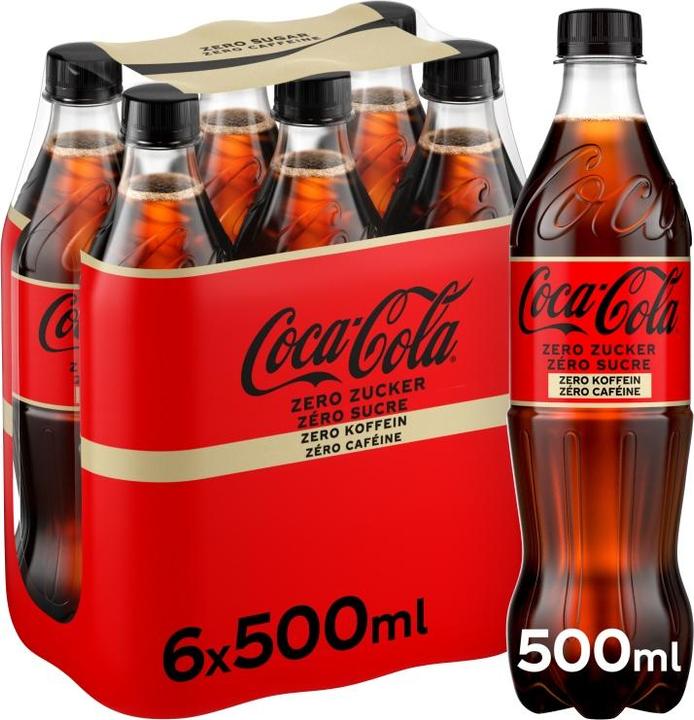 Actual product image Coca Cola Zero Free (6 x 50 cl)