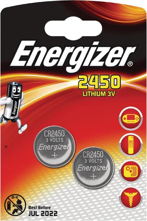Produktbild Energizer CR2450 Lithium (2 Stk., CR2450, 620 mAh)