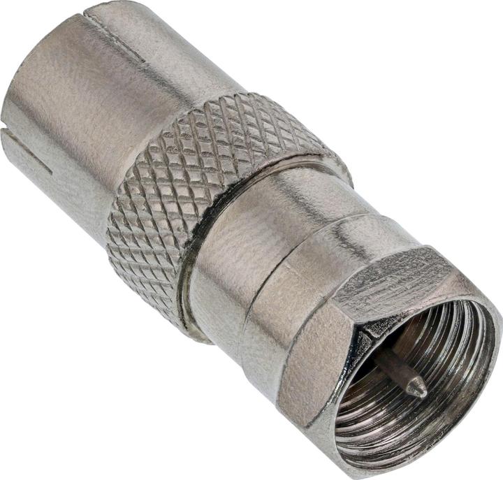 InLine ® Adapter F plug (SAT) to IEC socket (antenna) (Antenna cable)