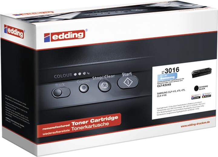 Edding Toner kompatibel mit Samsung CLT-K504S black (BK)