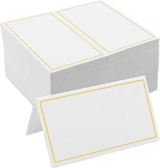 MU Style Tischkarten Hochzeit 10x10 cm (50er Set)