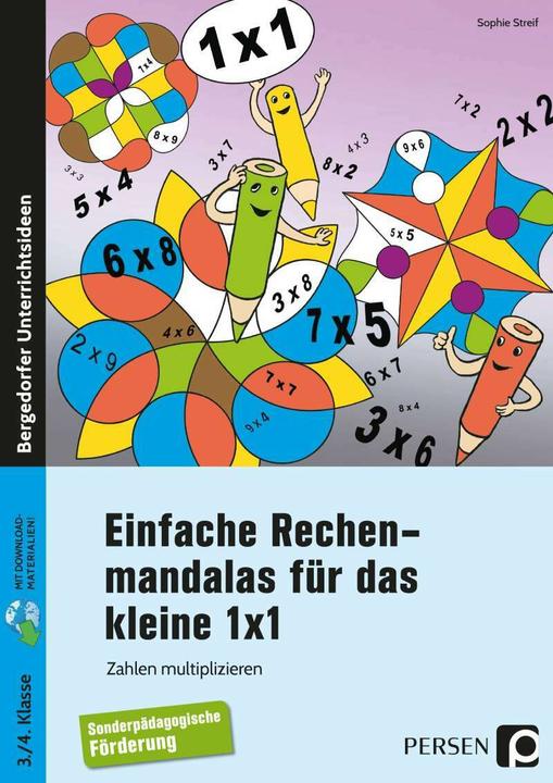 Produktbild Einfache Rechenmandalas für das kleine 1x1 (Deutsch, Sophie Streif, 2018)