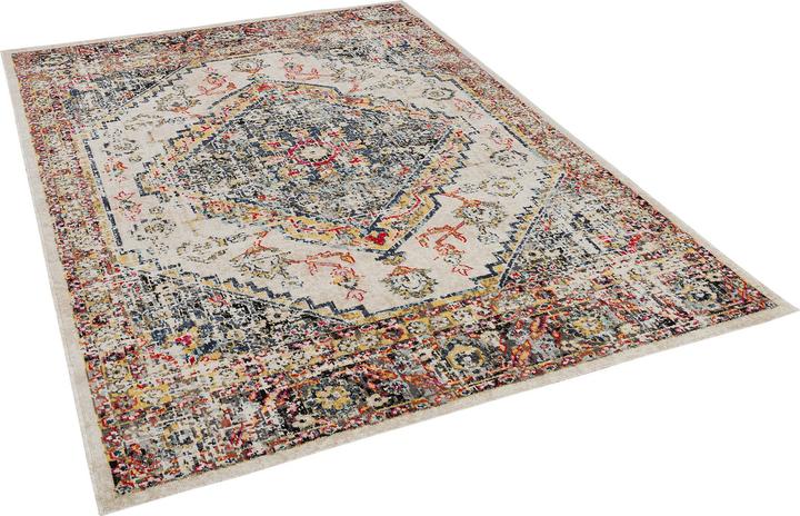 Actual product image Pergamon Kurzflor Designer Teppich Modern Vintage Orient Muster (120 x 170 cm)