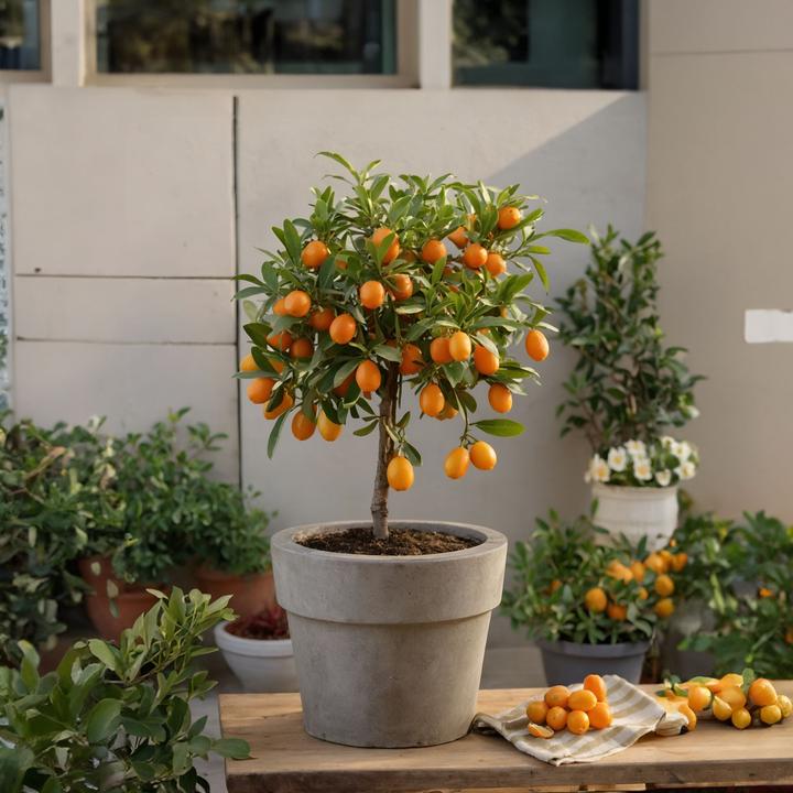 Produktbild Plant in a Box Citrus microcarpa fortunella Kumquat - (50 cm)