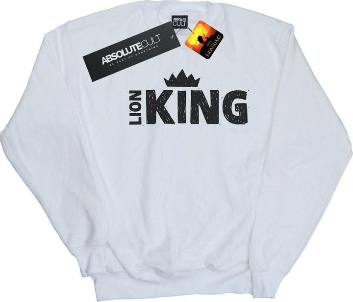 Actual product image Disney Womens/Ladies The Lion King Movie Crown Sweatshirt (XL)