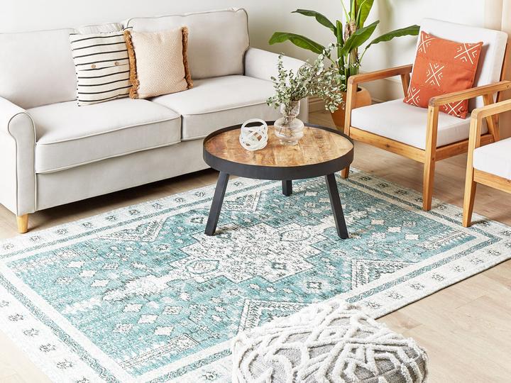 Produktbild Beliani Teppich Baumwolle Mintgrün 160 x 230 cm FULLA (160 x 230 cm)