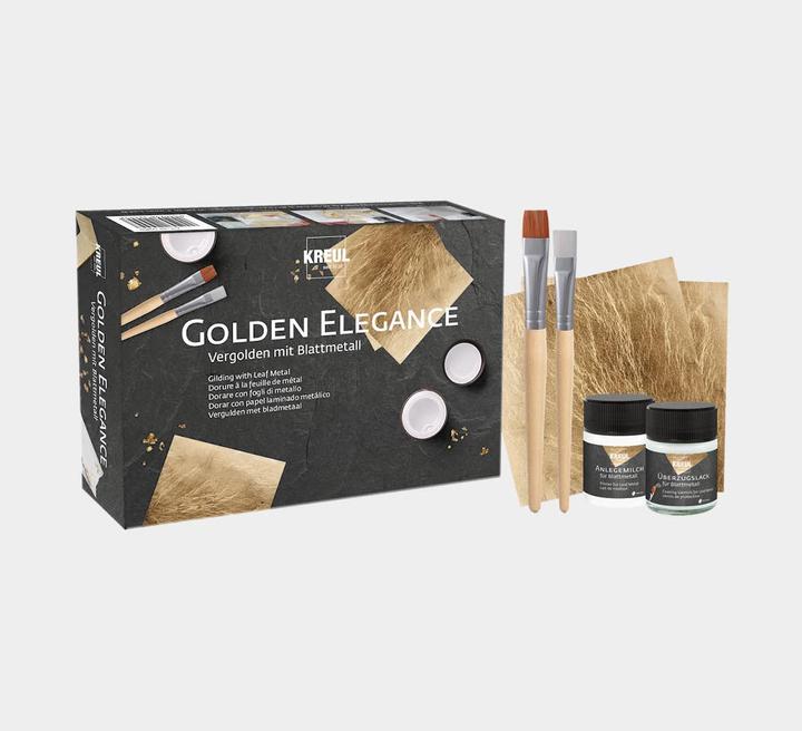 Produktbild Kreul Vergolden mit Blattmetall Set (Gold, 50 ml)