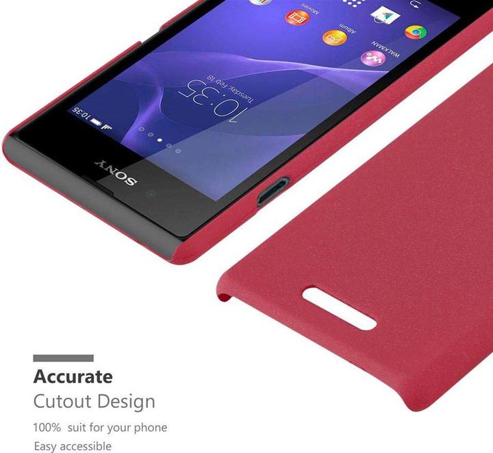 Image du produit Cadorabo Couverture rigide Frosty Cover (Sony Xperia E3)