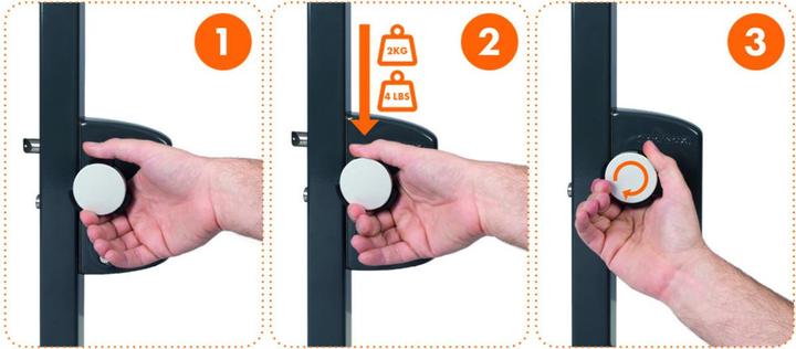 Image du produit Locinox Bouton rotatif de sécurité KIDLOC (1 pcs)