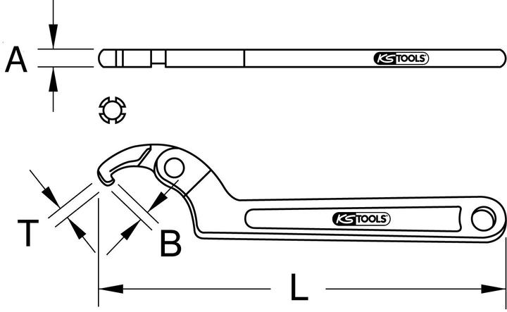 Immagine prodotto KS Tools Chiave a gancio incernierata con naso (50 mm, 19 mm, 40 mm, 35 mm, 42 mm, 27 mm, 48 mm, 28 mm, 39 mm, 23 mm, 43 mm, 22 mm, 30 mm, 24 mm, 41 mm, 29 mm, 45 mm, 33 mm, 25 mm, 32 mm, 46 mm, 34 mm, 21 mm, 38 mm, 47 mm, 44 mm, 36 mm, 31 mm, 49 mm, 37 mm, 20 mm, 26 mm)