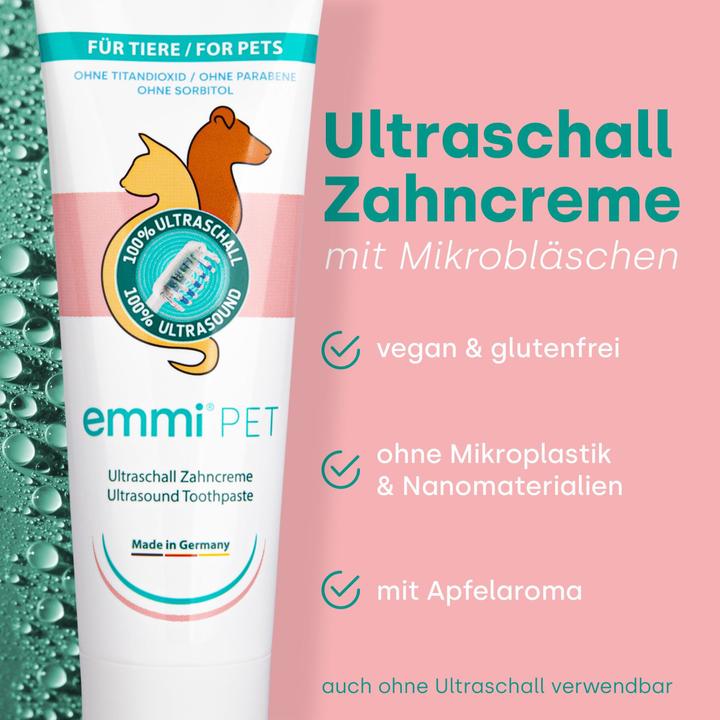 Image du produit Emmi-pet Dentifrice pour les brosses à dents à ultrasons (Chien, 75 ml)