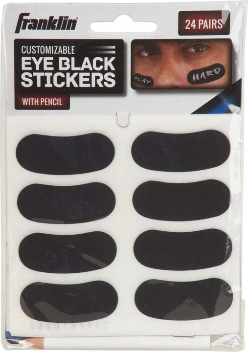 Actual product image Franklin Eye black stickers