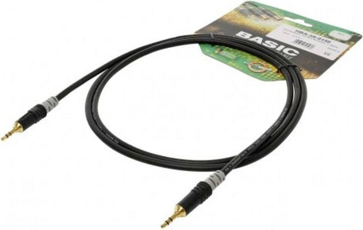 Sommer Cable HBA-3S-0060 Klinke Audio Anschlusskabel (1x Klinkenstecker 3.5 mm (0.60 m, 2.5mm)