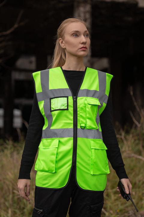 Image du produit Korntex Gilet de sécurité Comfort "Hamburg" - Multifonctionnel - Vert clair - XXL (XXL)