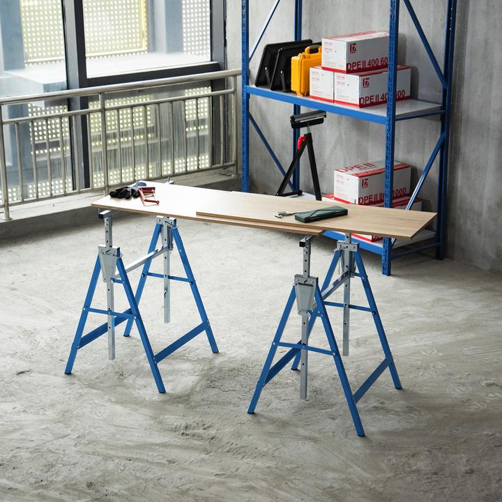 Actual product image Homcom Scaffolding trestle set of 2 (58 cm, 68 cm)