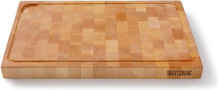 Produktbild Skottsberg Schneidbrett 50 x 30 x 4 cm, Ahorn Holz, Stirnholz