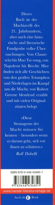 Immagine prodotto Power - Die 48 Gesetze der Macht (Tedesco, Robert Greene, 2013)