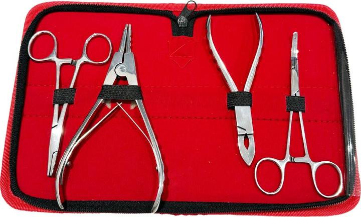 Actual product image Star Piercing 4-teiliges Piercing Werkzeugset (Nr. 4) (without brass, Surgical steel 316L)