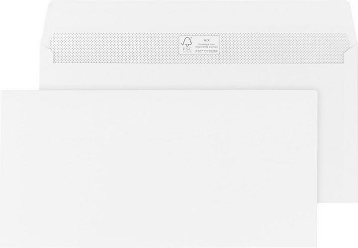 Produktbild Mailmedia Briefumschlag DL 100g ohne Fenster (110 x 220 mm, 500 x)