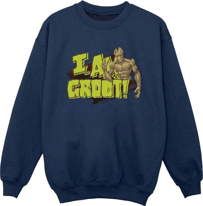 Actual product image Guardians of the Galaxy Boys I Am Groot Sweatshirt (128)