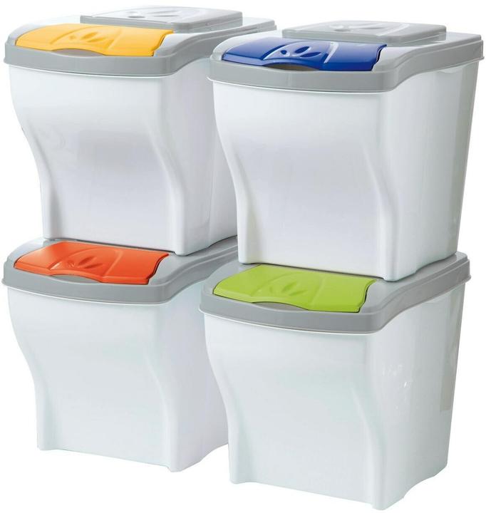 Image du produit Bama PATTUMIERAPOKER SET 4 pcs. - modulaire COL. (80 l)