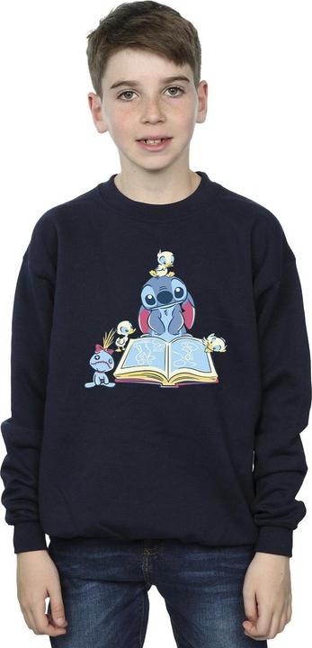 Immagine prodotto Disney Lilo & Stitch Reading A Book Felpa Ragazzi (128)