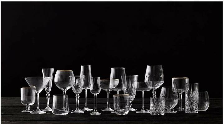 Immagine prodotto Lyngby 30 cl - Vetro - Trasparente/bordo sagomato (30 cl, 4 Occhiali, Set di bicchieri da vino)