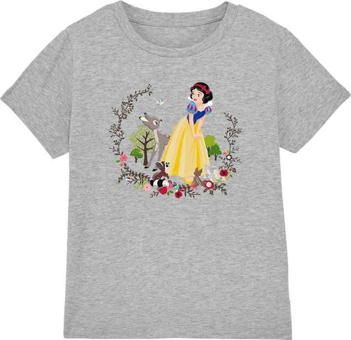 Actual product image Snow White Childrens/Kids And Her Forest Friends T-Shirt (128)