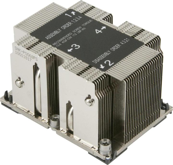 Supermicro SNK-P0068PS: CPU Cooler 2U (64 mm)