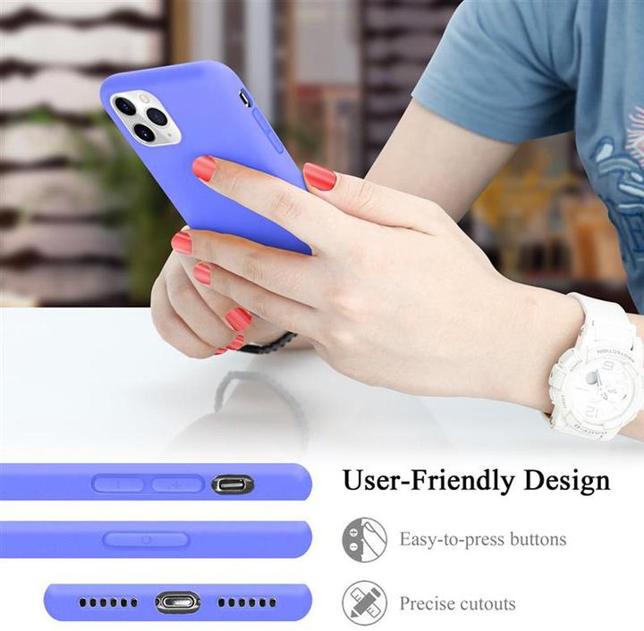 Actual product image Cadorabo TPU Liquid Silicone Case Cover (Apple iPhone 11 Pro)