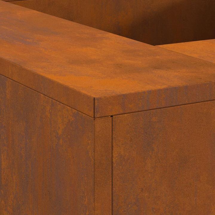 Image du produit VidaXL Foyer carré 80x80x40 cm Acier résistant aux intempéries (80 cm)